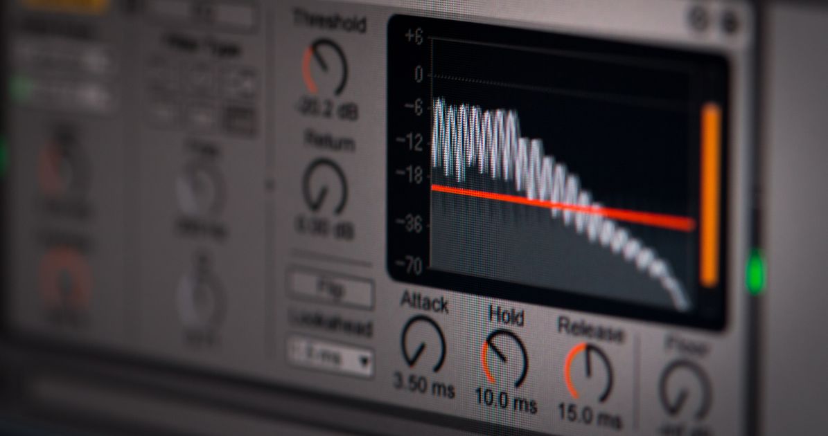 A software interface featuring a waveform and controls