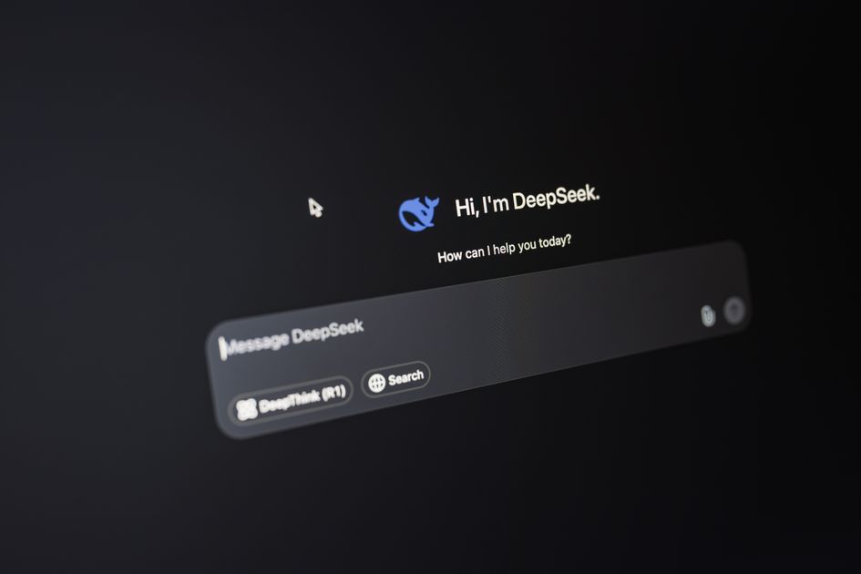 An AI chat interface displayed on a dark screen