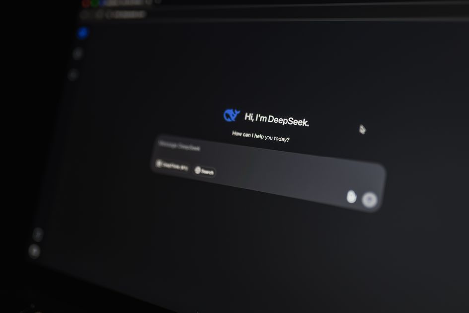 An AI-driven chat interface shown on a computer screen